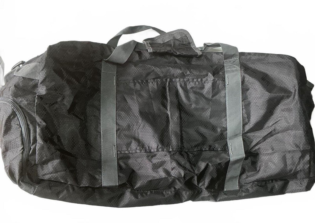 Gonex Large Black Foldable Travel Duffel Bag with Shoulder Strap