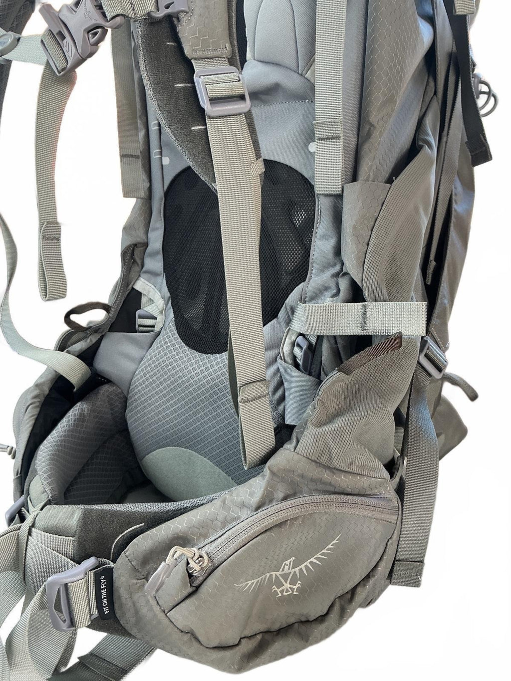 Osprey Ariel 65L Women’s Backpack Large Grey Custom Fit Lightweight Raincover