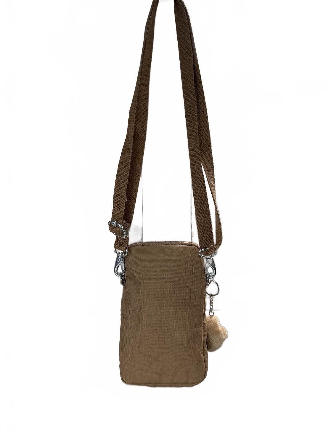 Kipling Telmo Light Unisex Small Crossbody Bag Tan Adjustable Strap