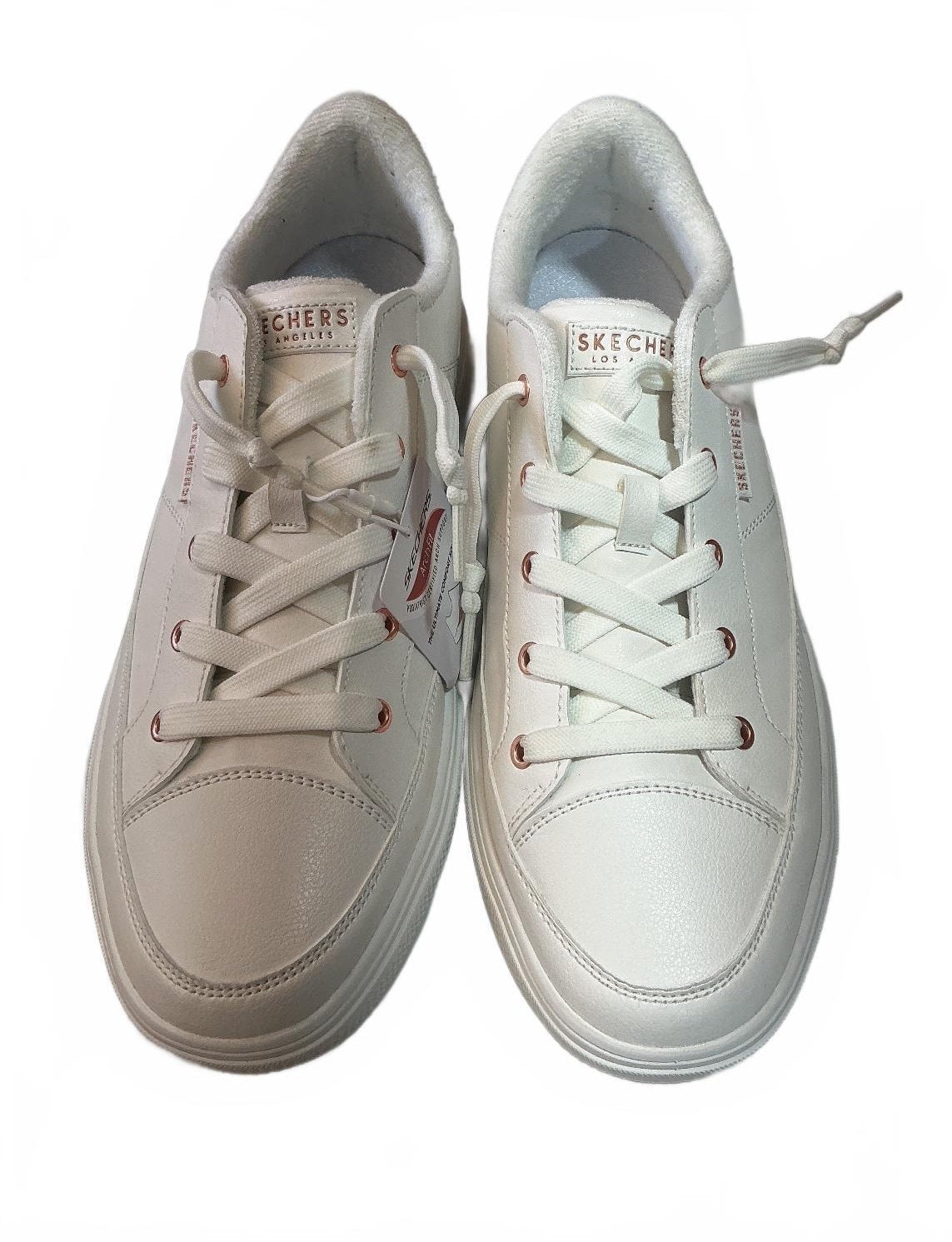 *NEW* Skechers Arch Fit White Trainer Shoes Size 8 UK Comfortable Support