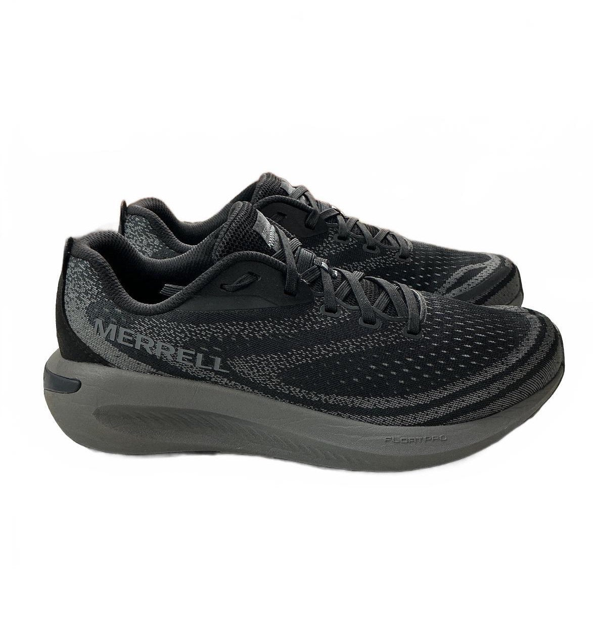 Merrell Morphlite Men's Uk 9 Black Asphalt Lightweight Running Shoes