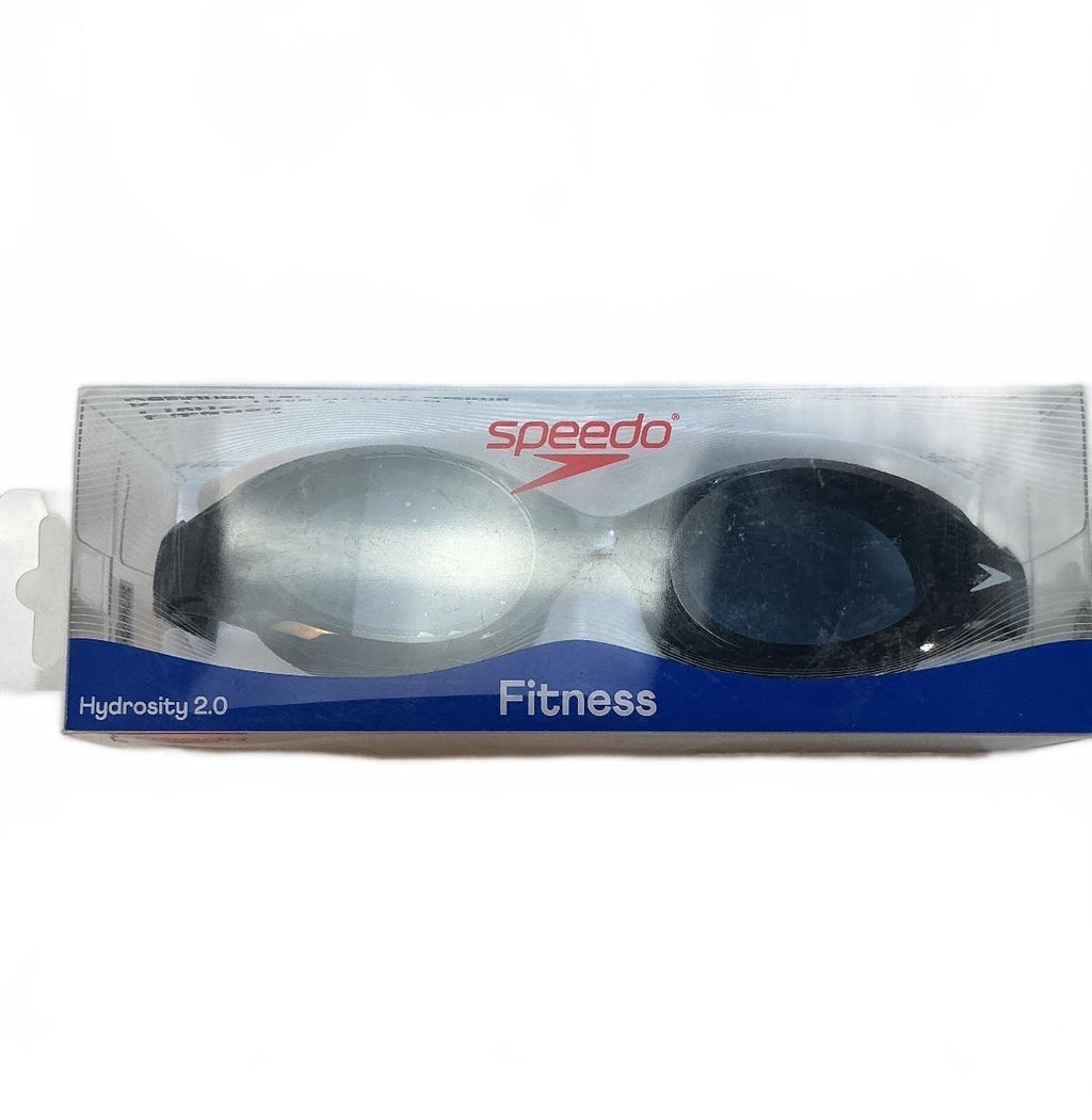 Speedo Hydrosity 2.0 Fitness Swim Goggles Adjustable Fit Black