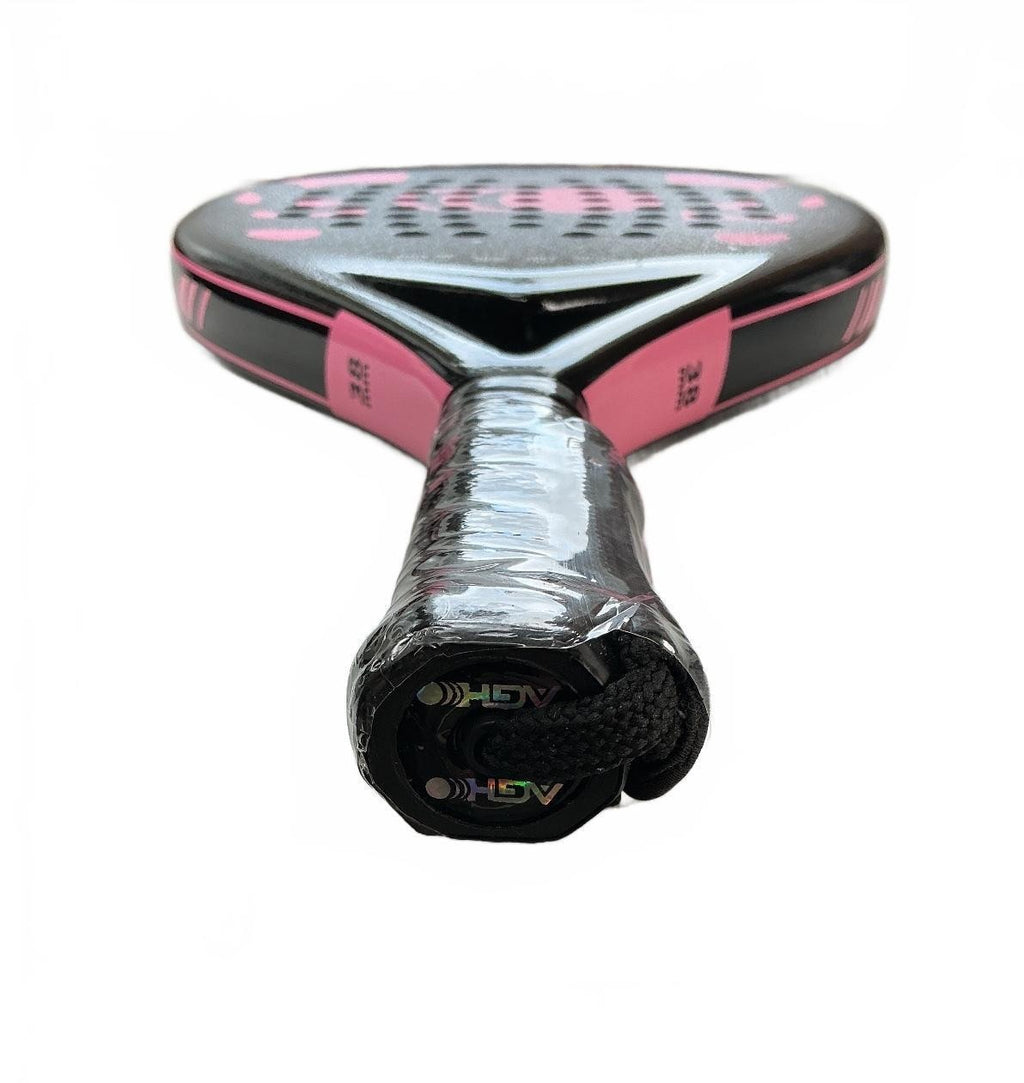 AGH Padel Racket AGP1 PINK EVA Core Glass Fibre Frame For Adults And Beginners