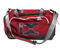 INOXTO Red and Grey Outdoor Duffle Bag with Adjustable Strap Size Large 40L