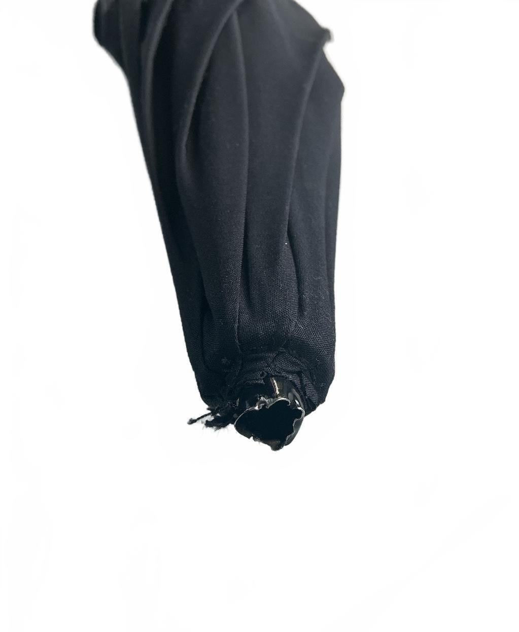Fulton Mayfair Umbrella Black Wood Handle 101cm Size