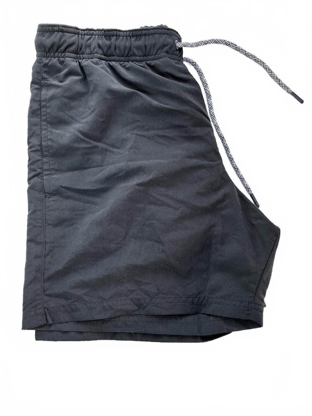 RIPT Plain Swim Shorts Men Small Black Quick Dry SPF 50