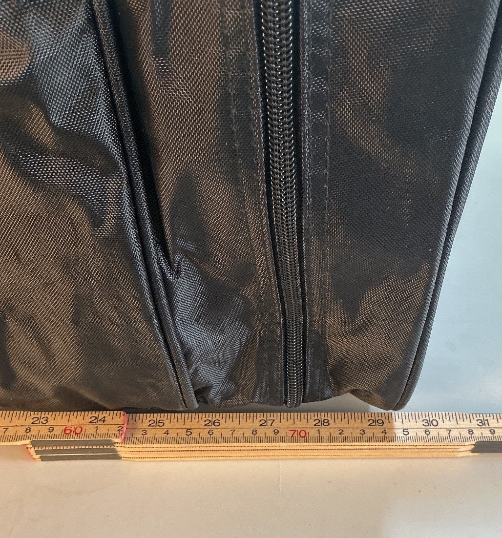 Quadra Black Large Sports Duffel Bag Size With Pockets