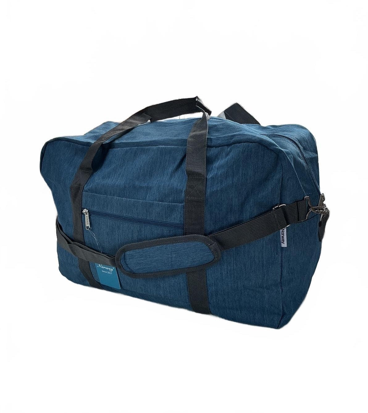 Narwey Navy Blue Large Travel Bag with Shoulder Strap Ryanair Friendly