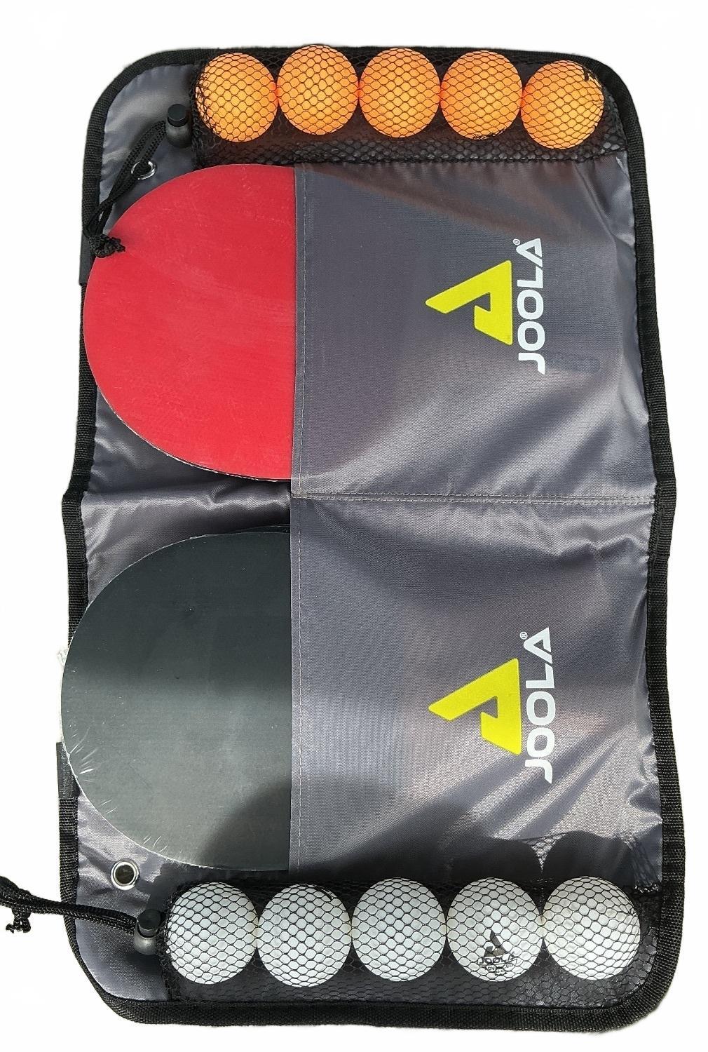 Joola Spirit Family Table Tennis Set with 4 Bats and 10 Balls Plus Storage case