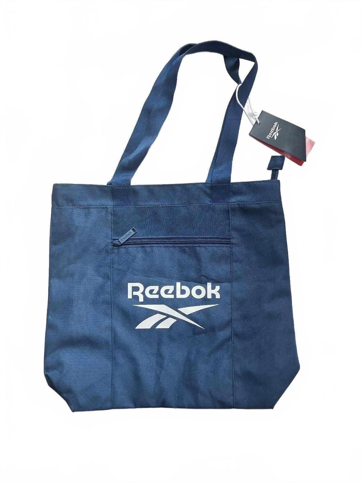 *NEW* Reebok Blue Tote Bag with Front Zip Pocket Size 39*39*12cm