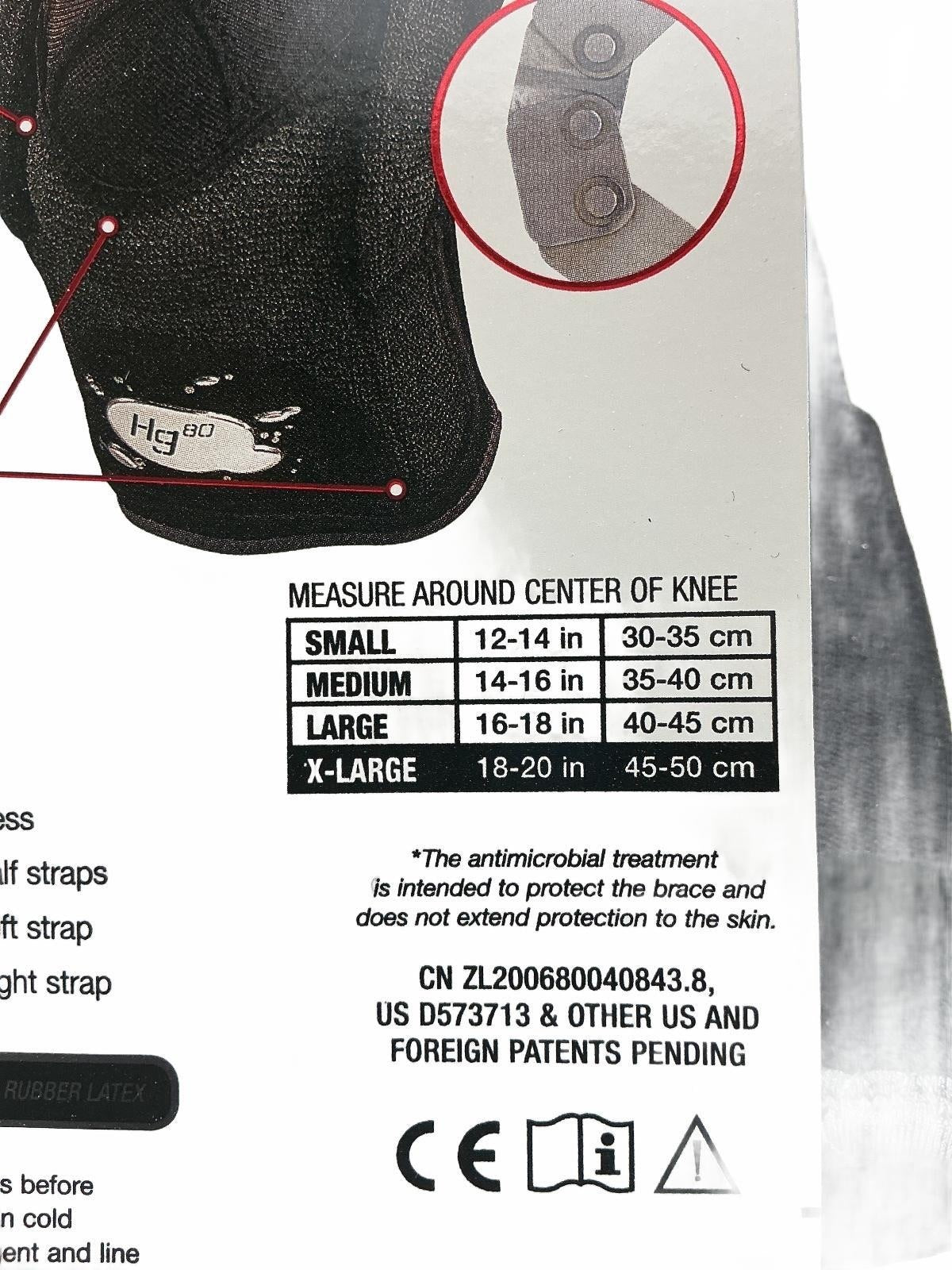 Mueller Hg80 Hinged Knee Brace X-Large Support