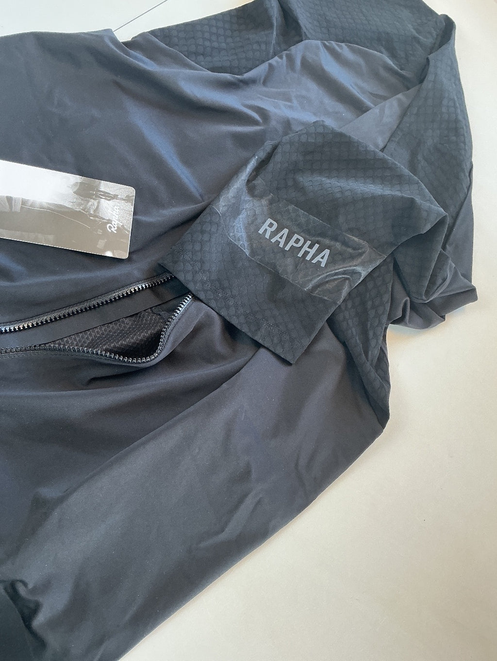 Rapha Cycling Jersey Size XL Black Lightweight