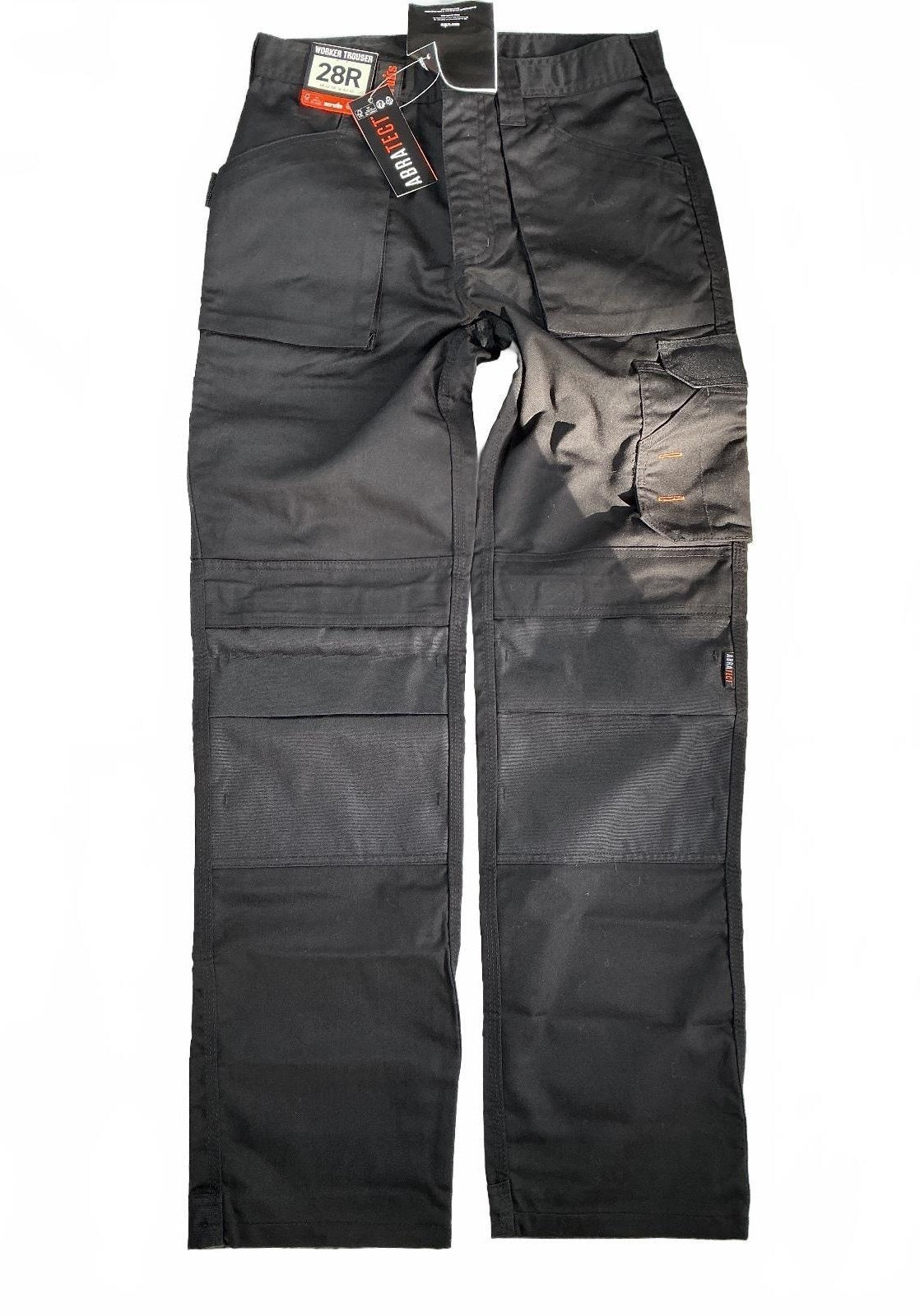 Scruffs Abratect Worker Trousers Men 28R Black Durable Workwear