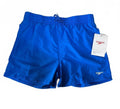 *NEW* Speedo Junior XL Blue 13" Swim Shorts Drawstring Swim Trunks Essential