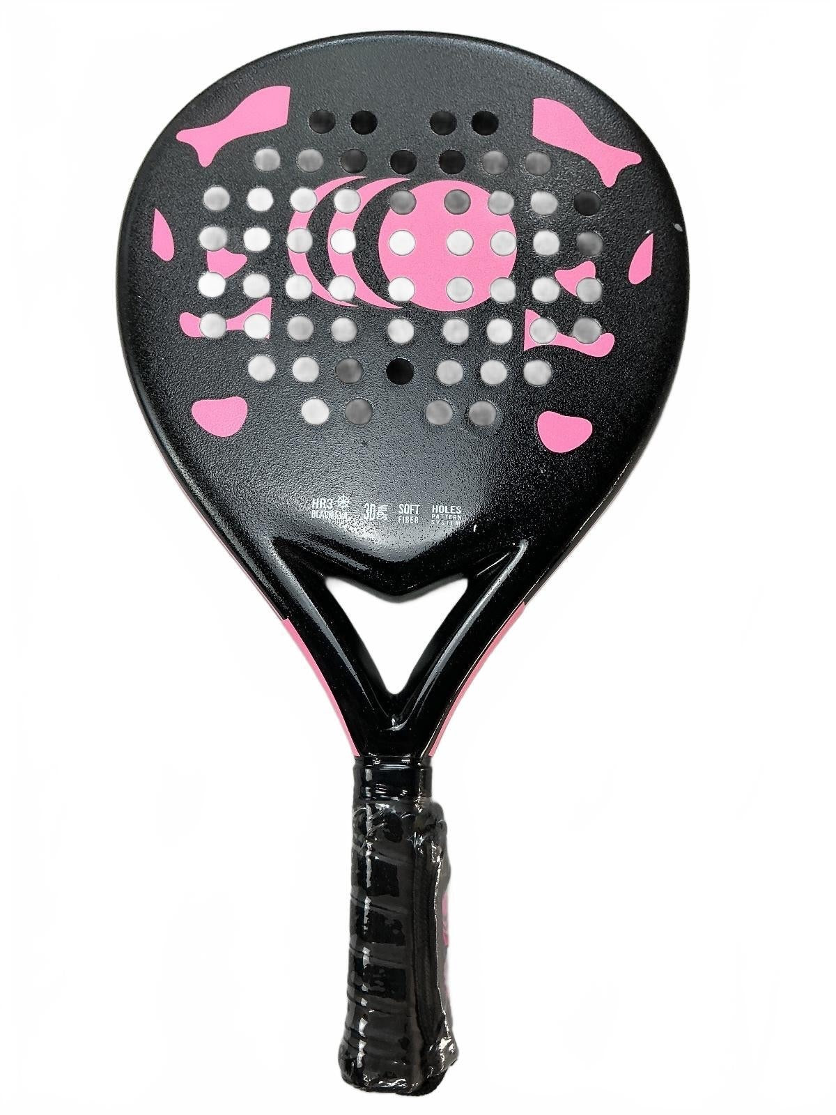 AGH Padel Racket AGP1 PINK EVA Core Glass Fibre Frame For Adults And Beginners