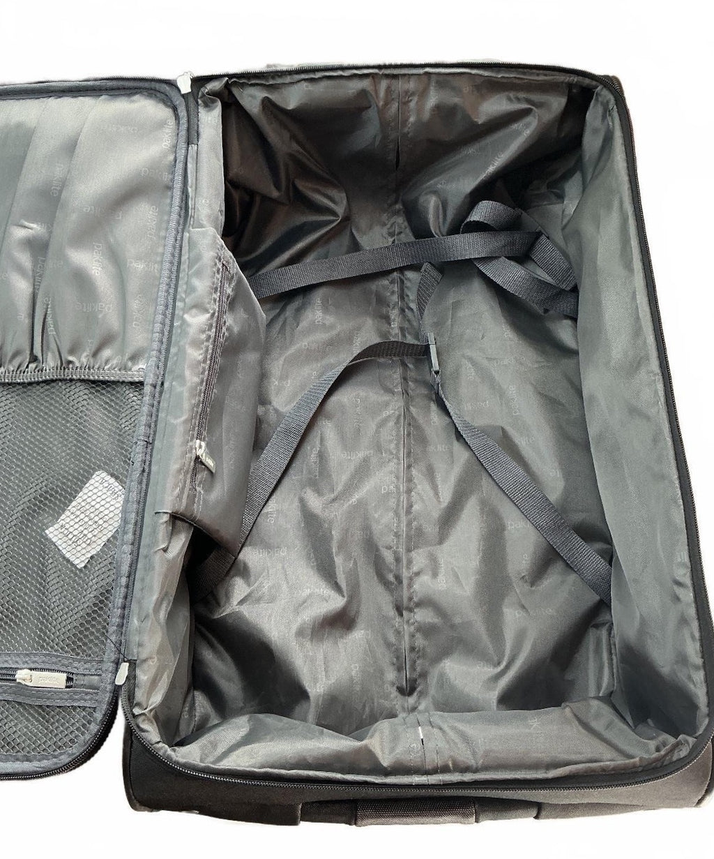 paklite ORLANDO Unisex Adults Medium 58L Black 2w Trolley Polyester Luggage