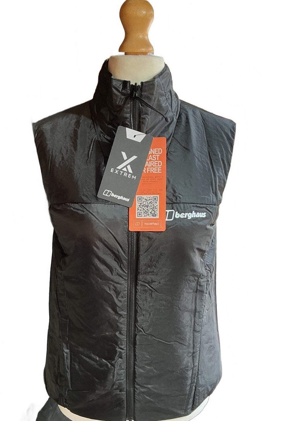 *NEW* Berghaus Reversible Ladies Black Lightweight Insulated Vest Size 10