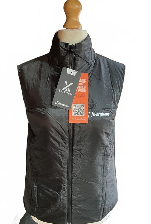 *NEW* Berghaus Reversible Ladies Black Lightweight Insulated Vest Size 10