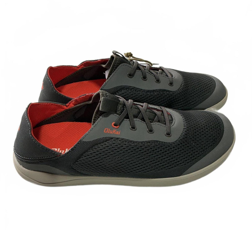 OluKai Moku Pae Men's Summer Vented Size 11.5 Comfortable Island Salt/Koi Shoes