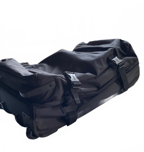 *NEW* Eastpak 78L Black Large Wheeled Travel Bag with Trolley Handle 67x35x30cm