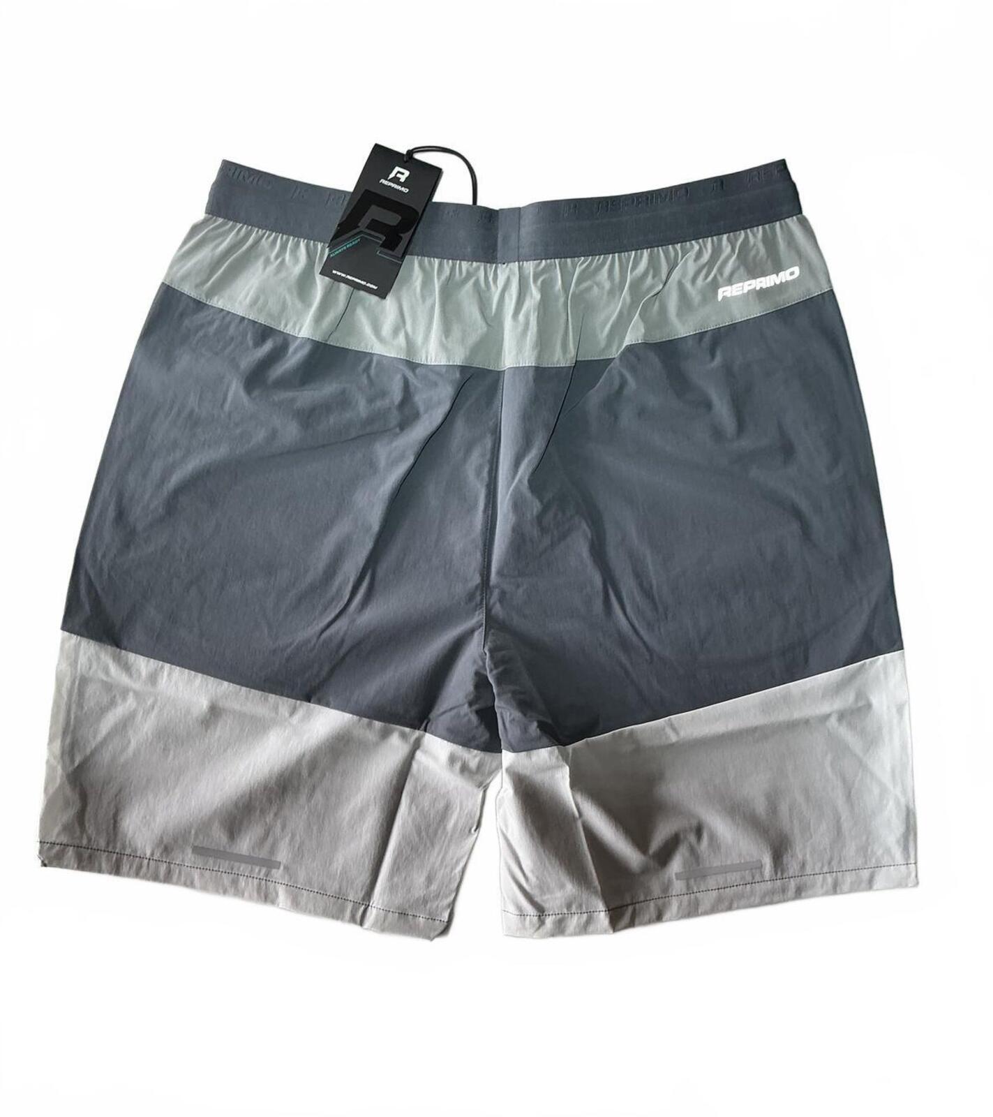 Reprimo Men's Grey Sports Shorts Flight Series Size Large Comfortable Athletic
