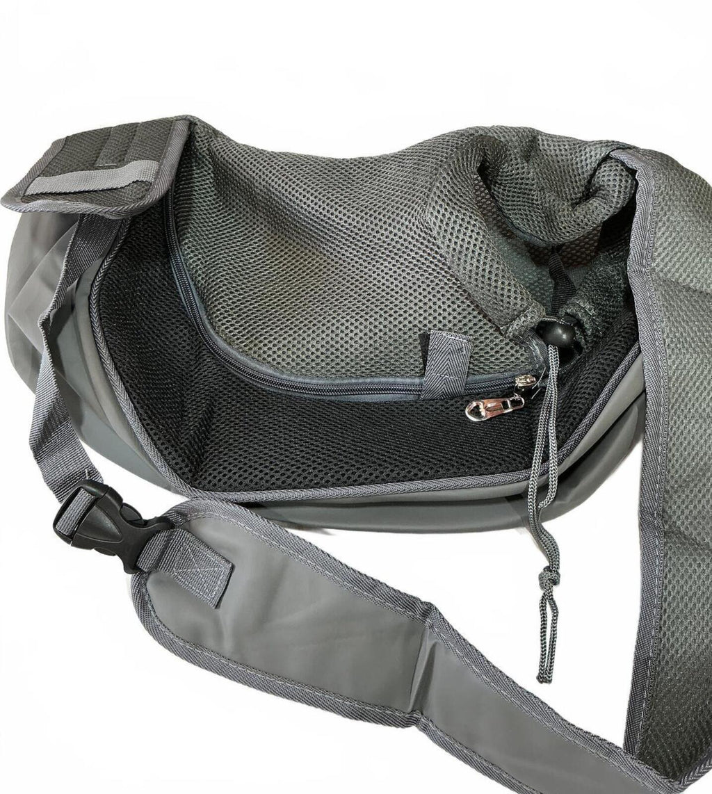 AUYAO Pet Dog Sling Carrier Adjustable Mesh Comfortable Size Medium