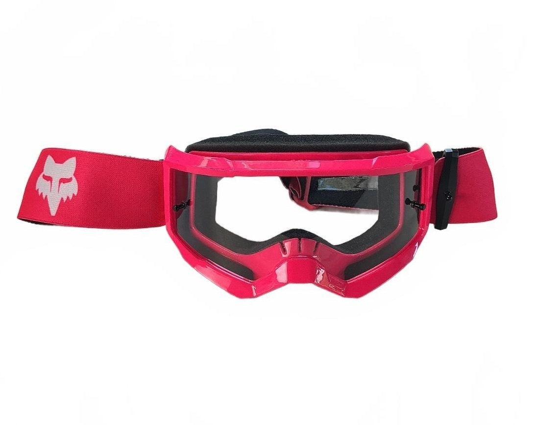 Fox Main Youth Youth Pink Clear Lens Goggles
