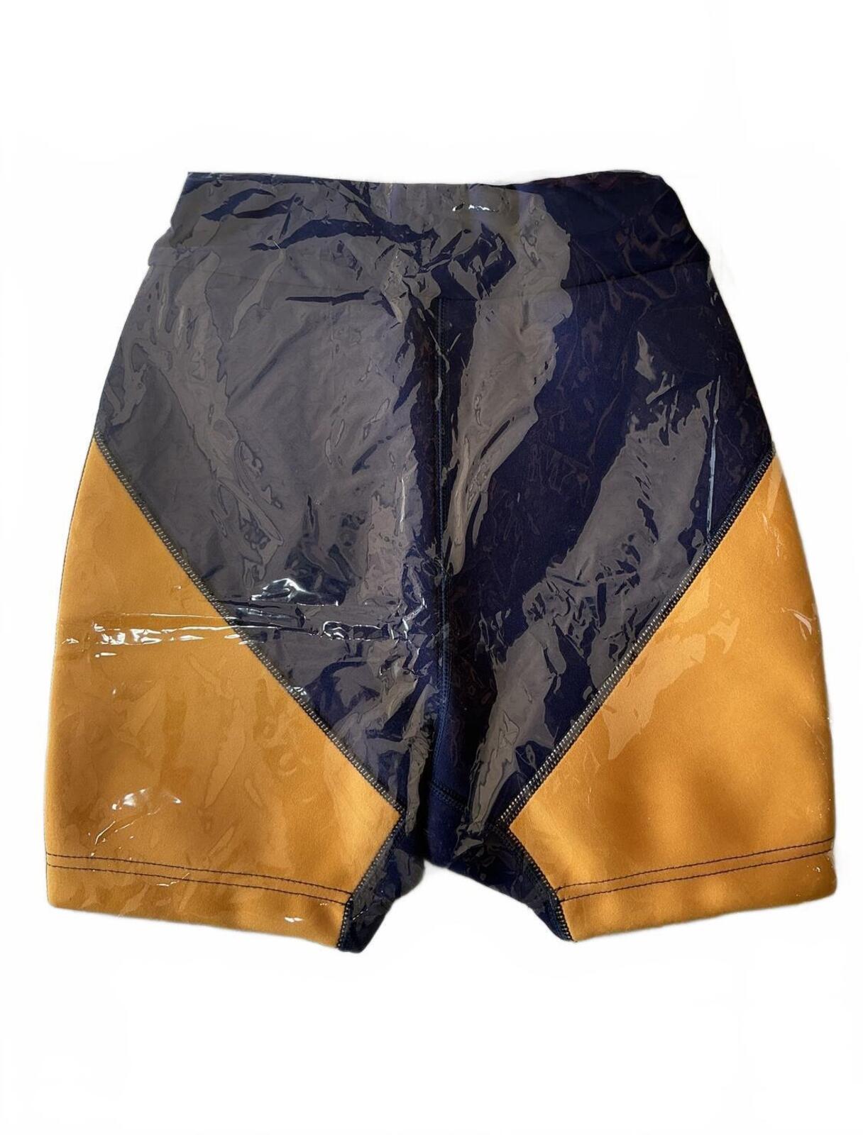 Splash About Navy Blue and Orange Swim Shorts Size Regular Xs