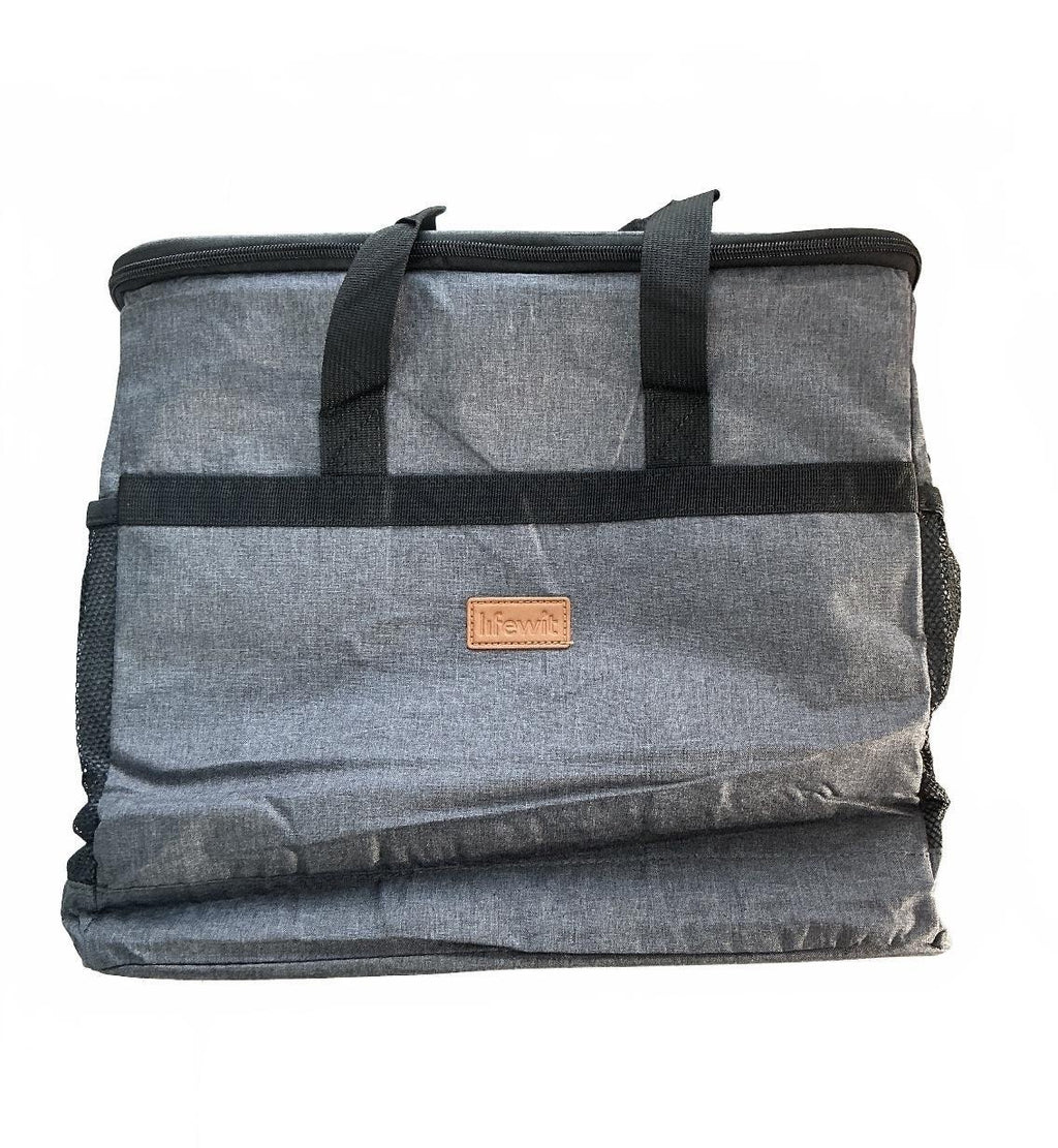 Lifewit Large Insulated Cooler Bag Grey 40L Capacity/30 Cans