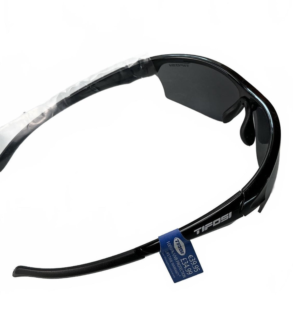 Tifosi Grilamid TR-90 Frame Cycling Sunglasses Black Hydrophilic Rubber