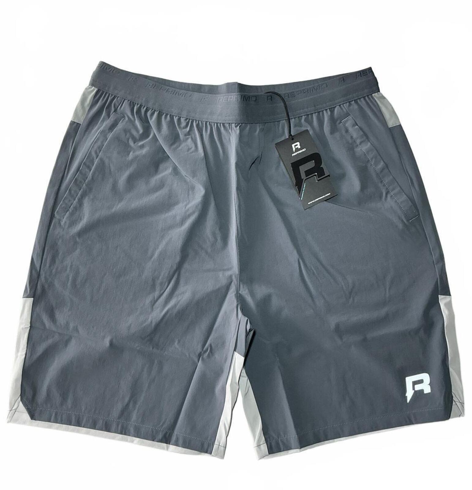 Reprimo Men's Grey Sports Shorts Flight Series Size Large Comfortable Athletic