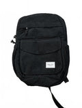 Chase Chic Corduroy Backpack with Front Pockets Black New