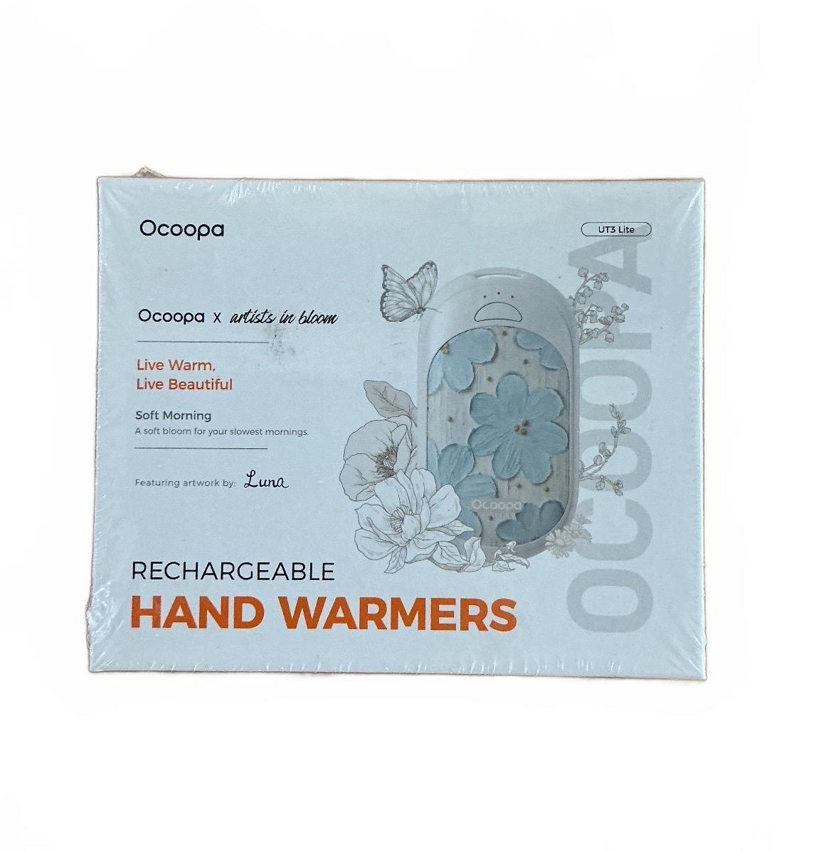 Ocoopa UT3lite New Rechargeable Hand Warmers Magnetic Twins Soft Morning Art