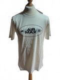 Nike Air Max White T-Shirt Size Regular M Casual Comfortable Fit