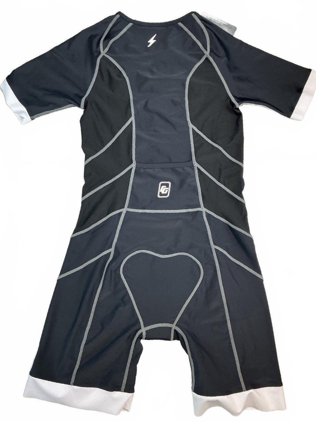 OG Triathlon Suit Men's 2XL Black High Tech Fabric Smooth Zipper