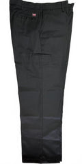 Red Kap Black Work Trousers Size W38 L30 Durable Comfortable Fit