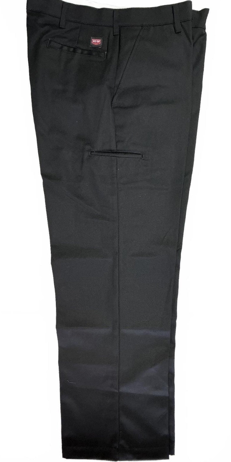 Red Kap Black Work Trousers Size W38 L30 Durable Comfortable Fit