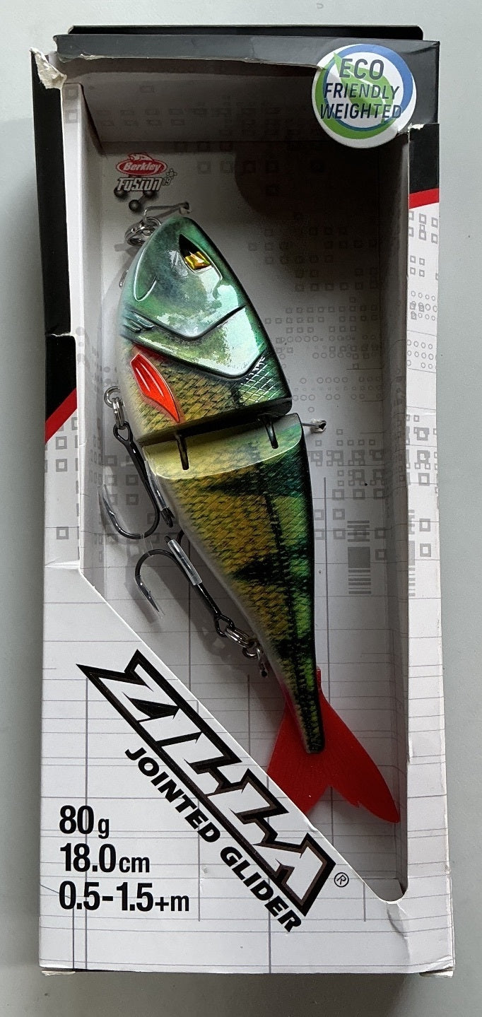 Berkley Zilla Jointed Glider 18cm 80g Perch Slow Sinking Fishing Lure