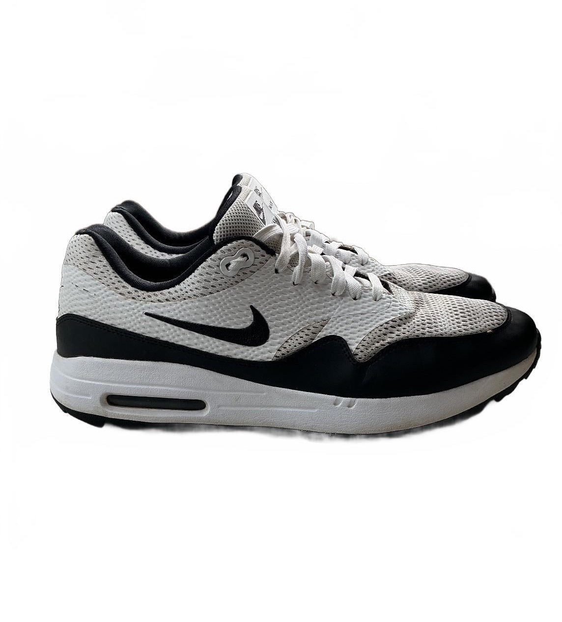 Nike Air Max One Golf Men's Size 11 White Black Lightweight Golf  Shoes