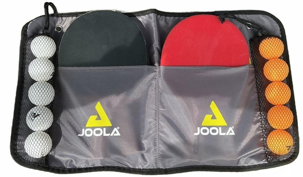 Joola Spirit Family Table Tennis Set with 4 Bats and 10 Balls Plus Storage case