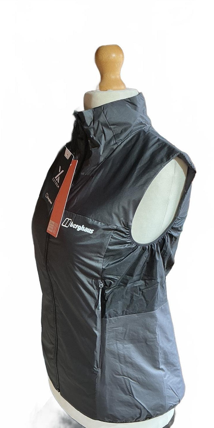 *NEW* Berghaus Reversible Ladies Black Lightweight Insulated Vest Size 10