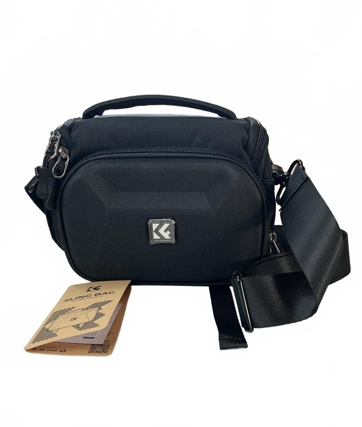 K&F CONCEPT 3L Unisex Camera Bag Black Splashproof Compact