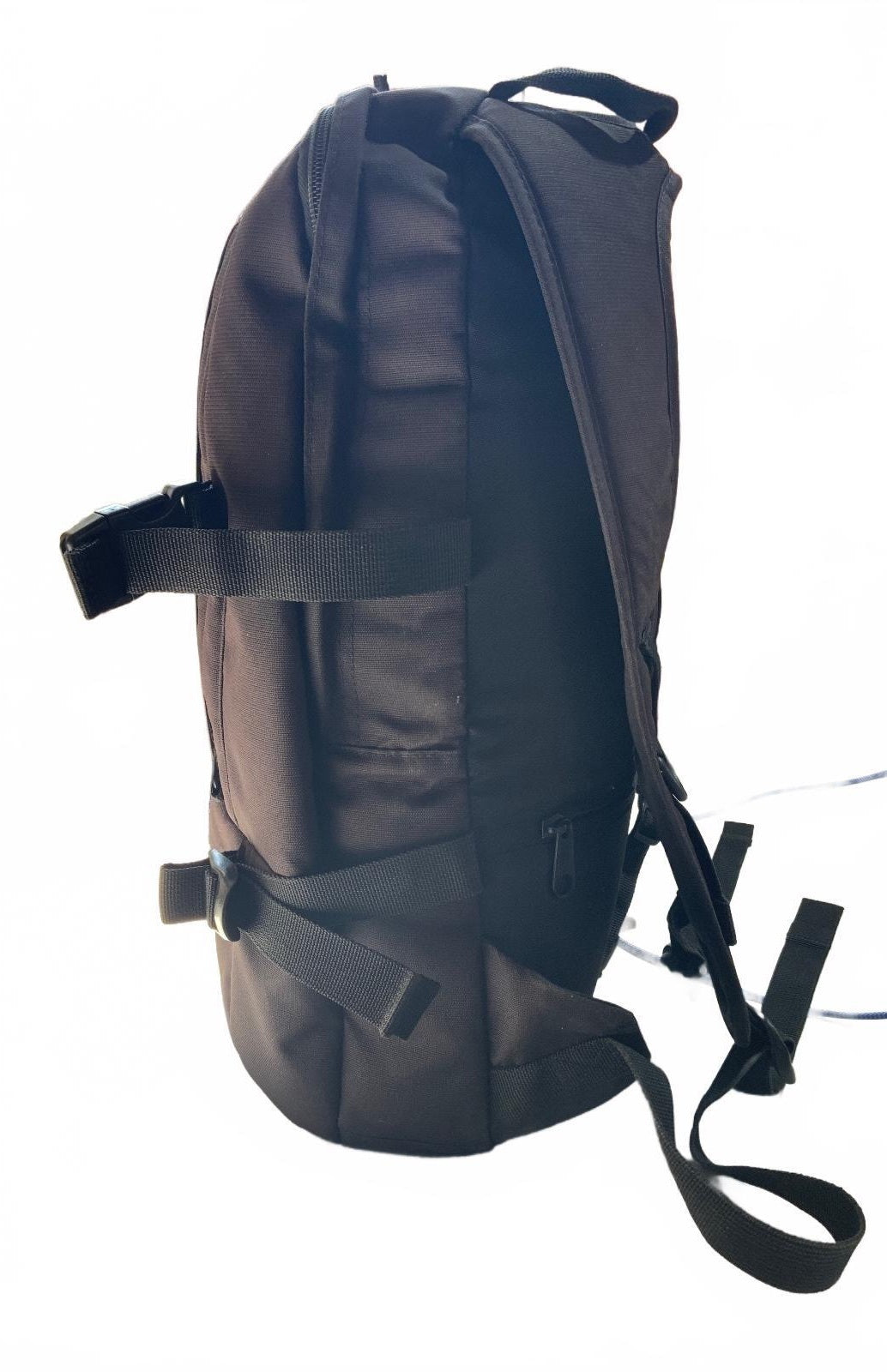 Eastpak Black Backpack Adjustable Straps Durable Travel Bag Size Medium