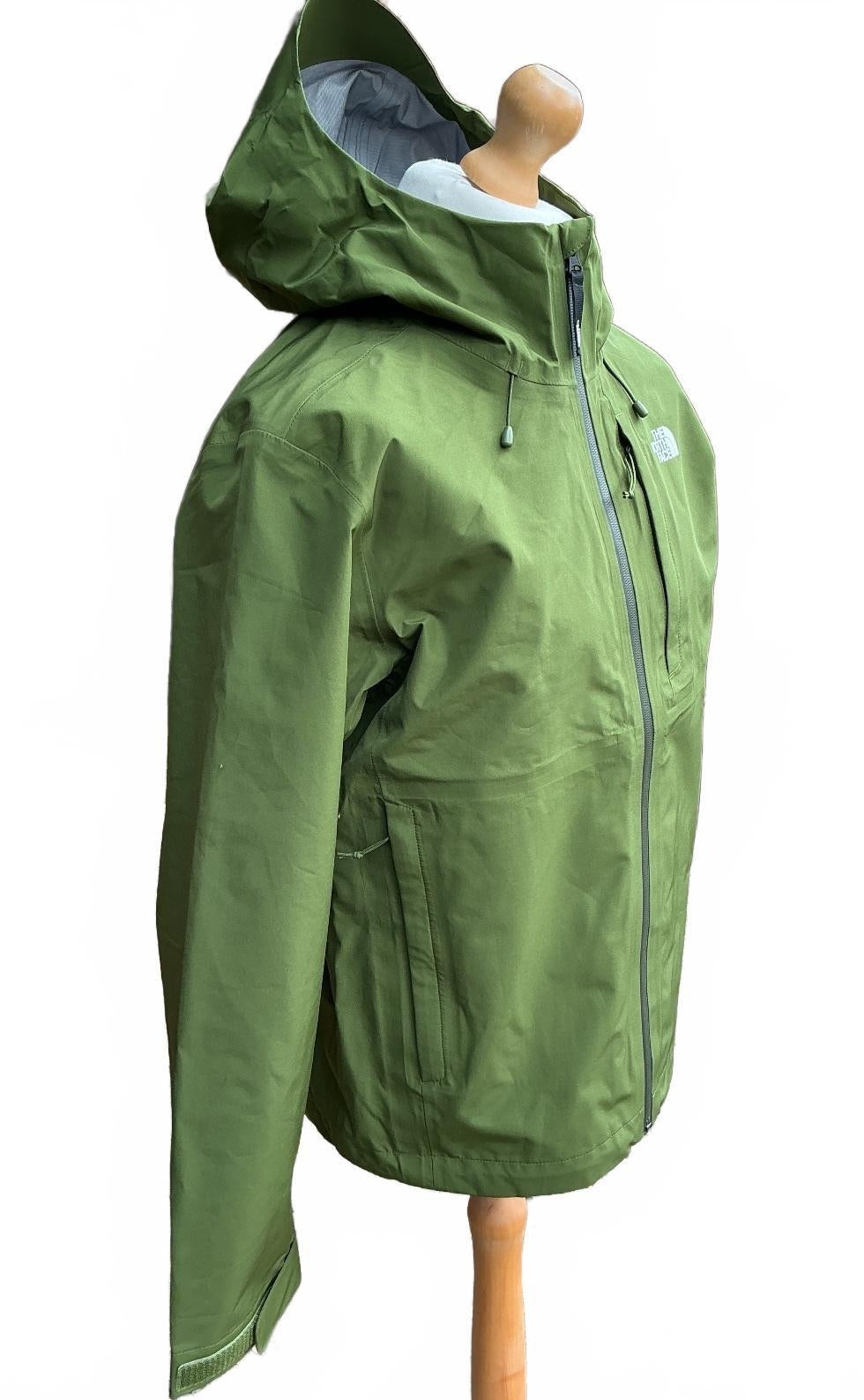The North Face Futurelight Mens M Green Waterproof Breathable Hooded Jacket