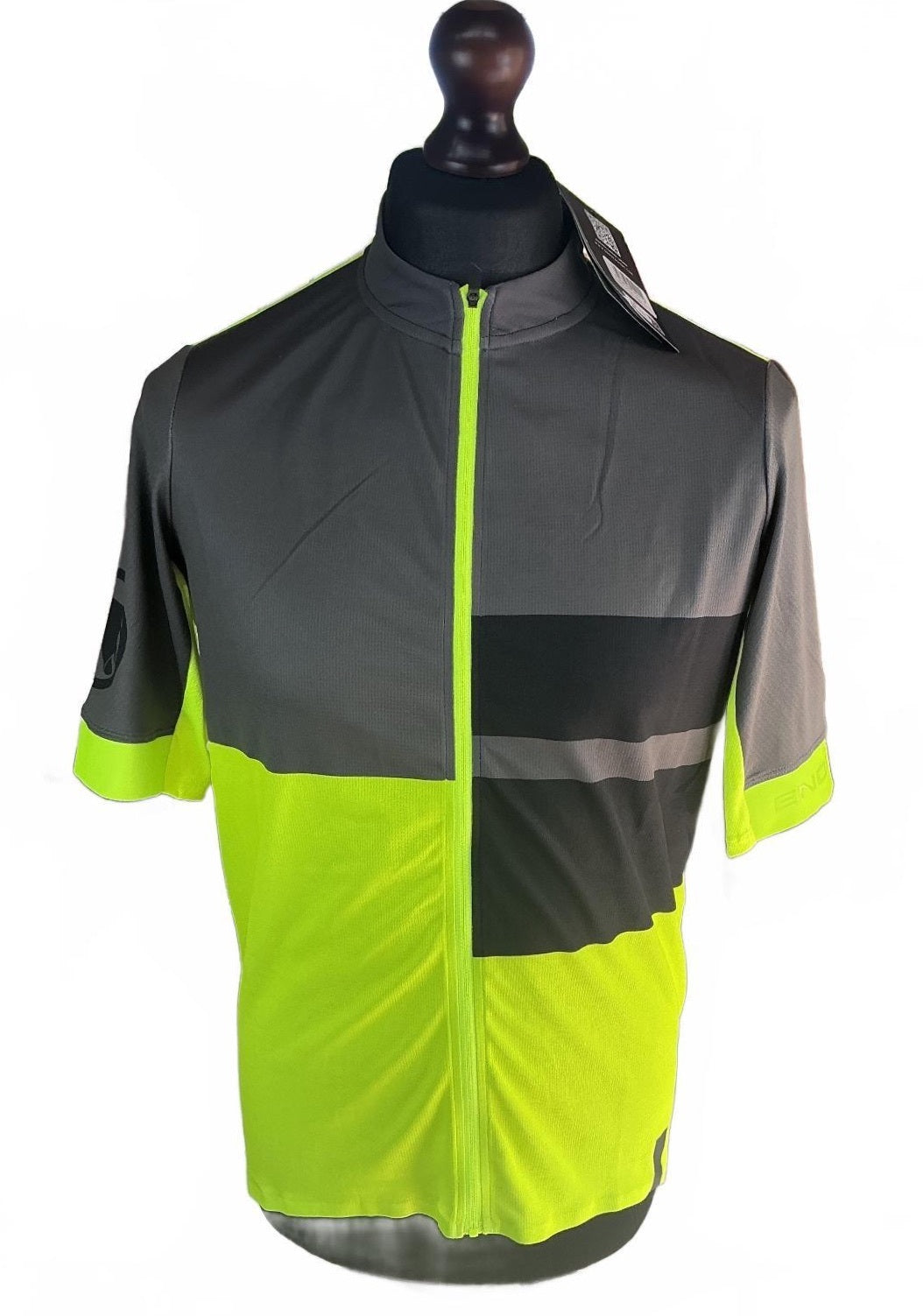 Endura P5360 PRT S/S Jersey Men XXL Yellow Black Reflective Cycling