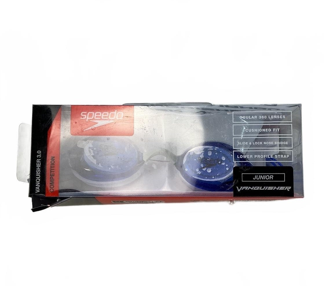 Speedo Vanquisher 3.0 Junior Blue Competition Goggles