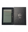YESIIW Men's Slim Wallet RFID Protection Light Green