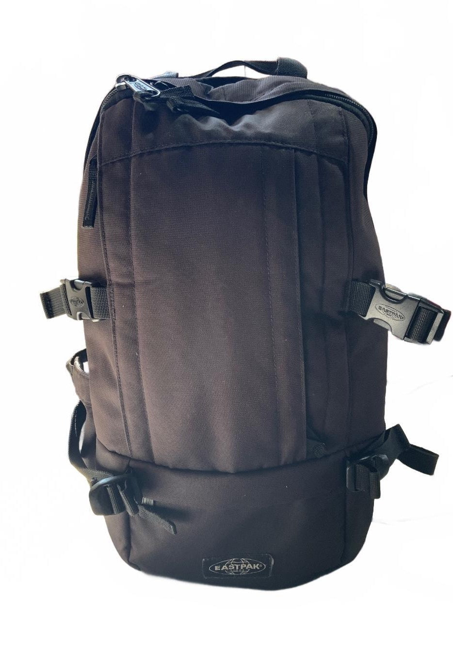 Eastpak Black Backpack Adjustable Straps Durable Travel Bag Size Medium