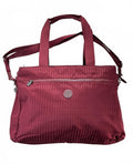 Kipling Elysia Work S Women Small Maroon Tile Jacquard Work Bag Laptop