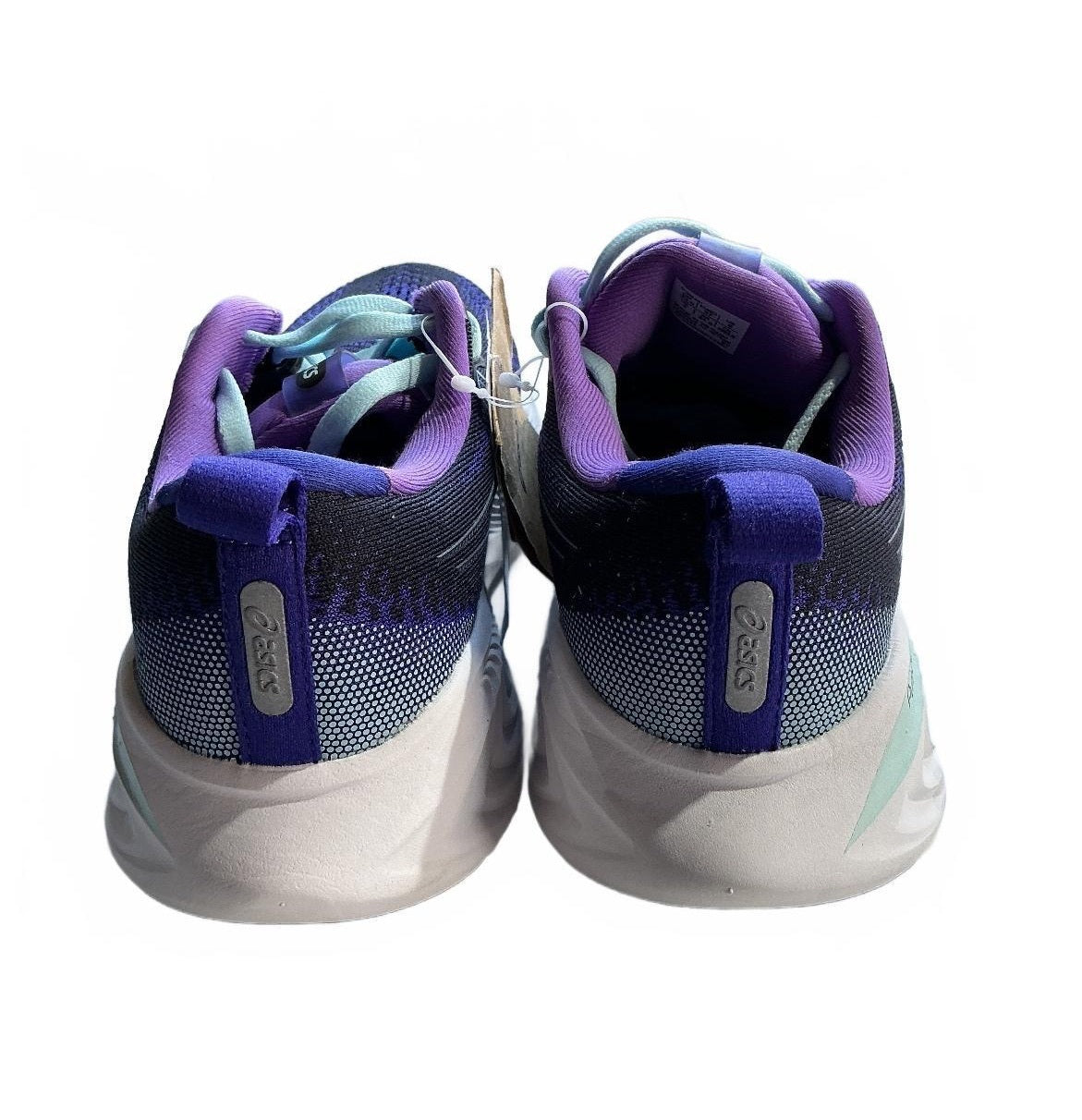 Asics Gel Cumulus Running Trainers Size UK 4 Purple Blue PureGEL FFBlast